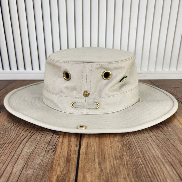 VTG Tilly Endurables T3 Wanderer Duck Sz 7 1/4 Hat Khaki Cotton Safari Canada - Picture 4 of 8